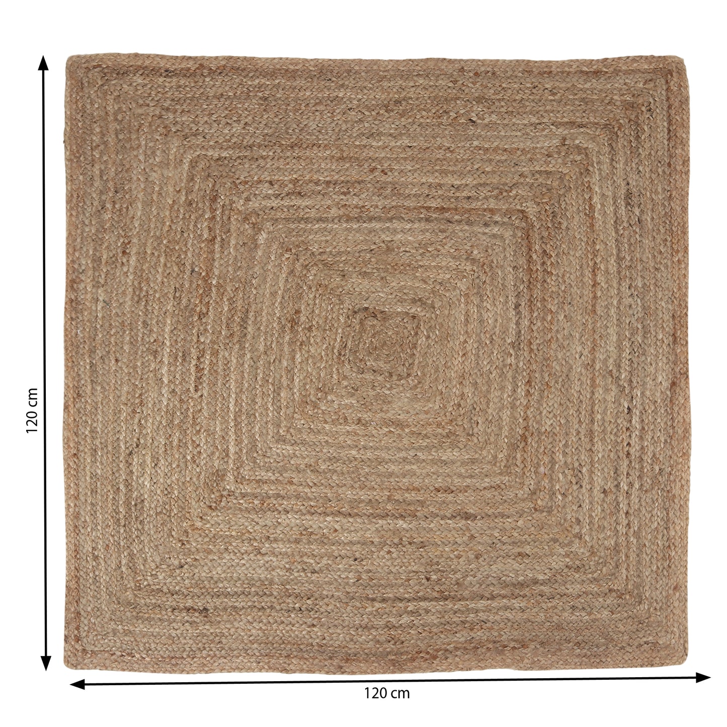 Nature's Nest Rug, 50” - Squared Symmetry