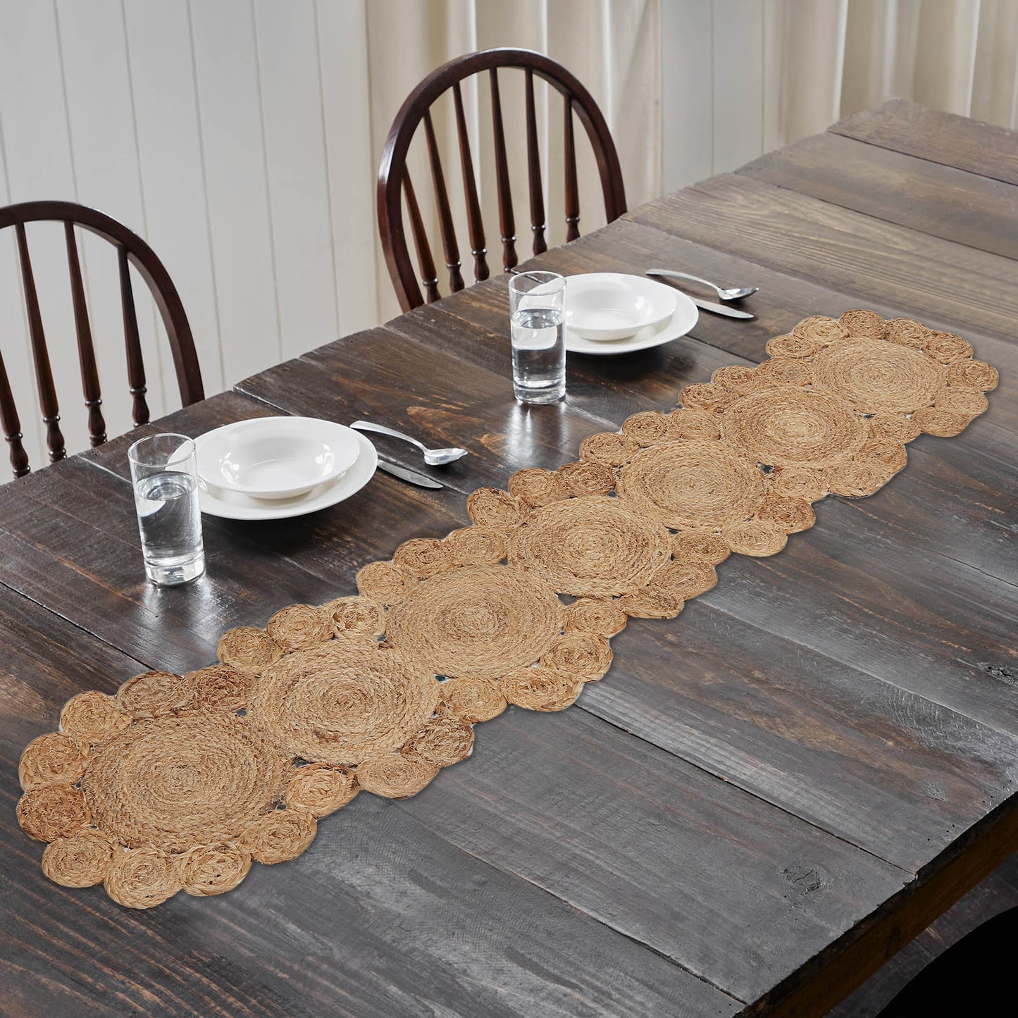 Organic Opulence Table Runner, 60”x14” - Nature's Nectar