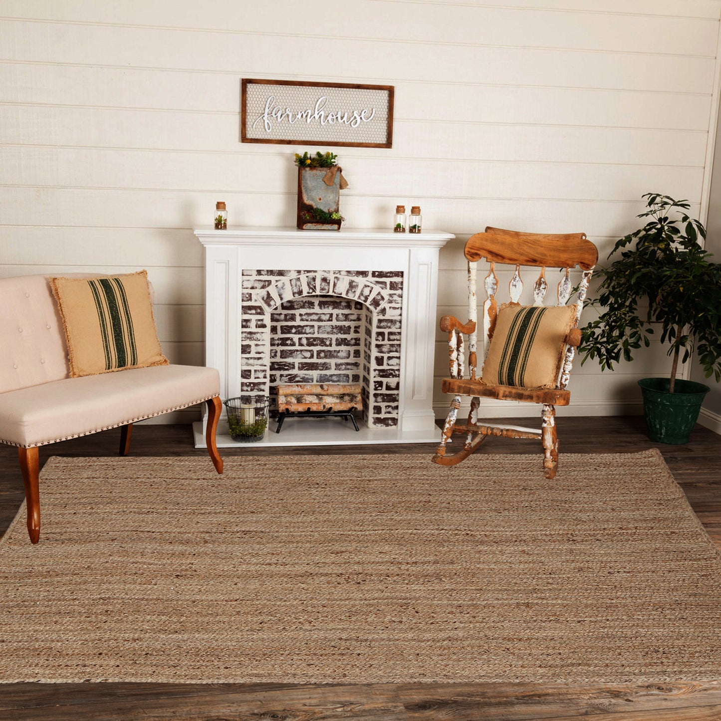 Natural Nirvana Rug, 6'x4' - Barefoot Serenity