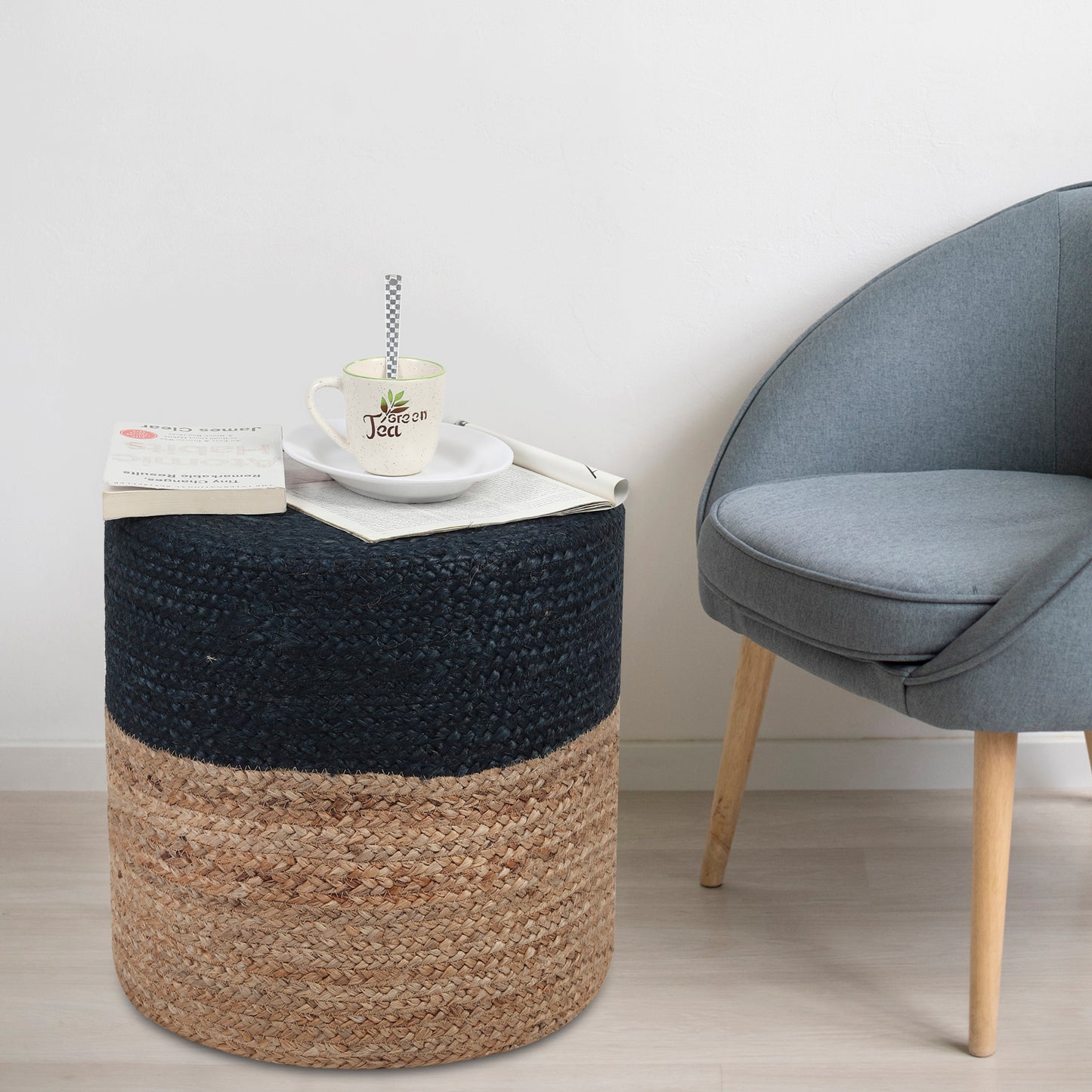 Twilight Tower Pouf, 16”x16”