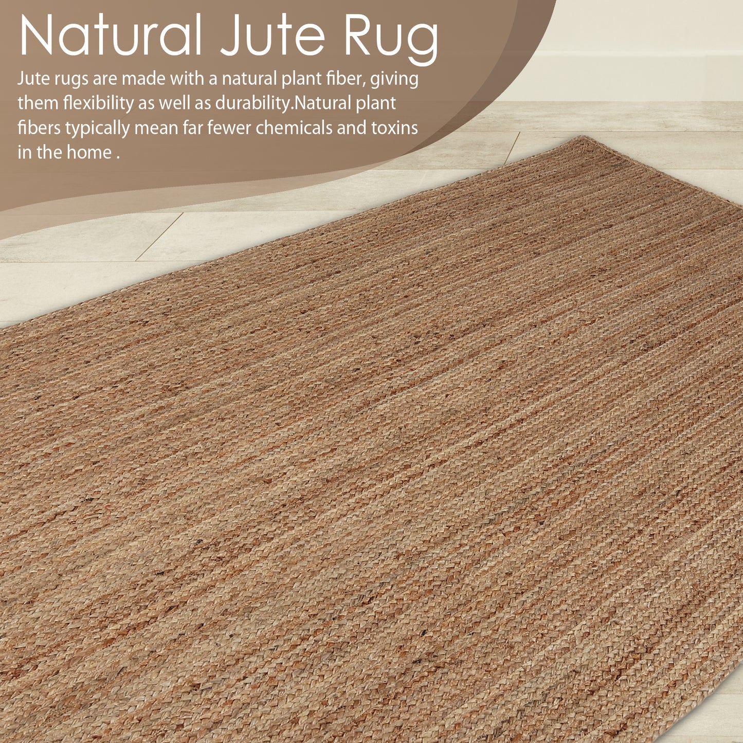 Natural Nirvana Rug, 6'x4' - Barefoot Serenity