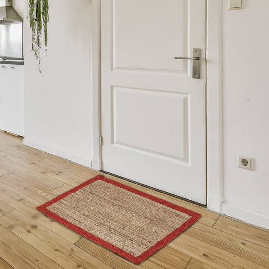 Ruby Rim Rug, 3ft x 2ft - Terra Tactility