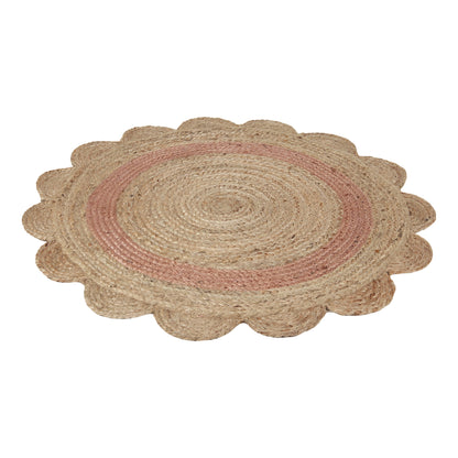 Rosette Reverie Rug, 3ft - Duo Hue Flourish