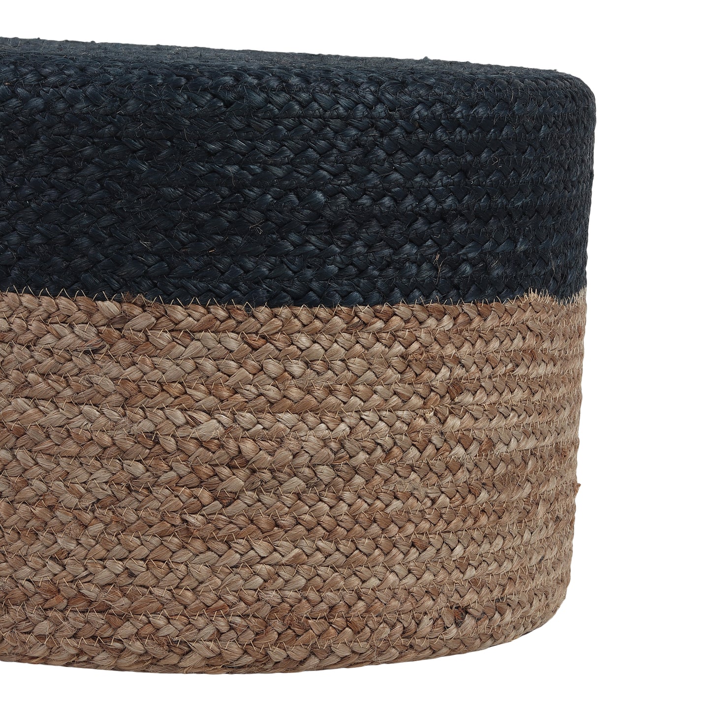 Celestial Charcoal Pouf , 13"x19"