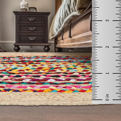 Spectrum Swathe Rug, 3ft x 2ft - Braid of Brights