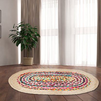 Spectrum Swathe Rug, 3ft x 2ft - Braid of Brights