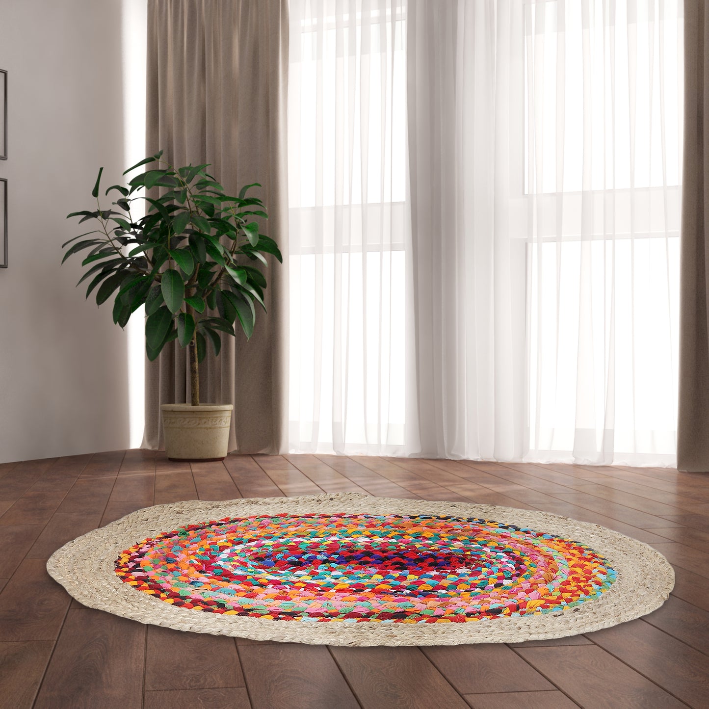 Carnival Contour Rug, 3ft x 2ft - Pallette Parade