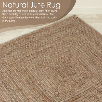 Nature's Nest Rug, 50” - Squared Symmetry